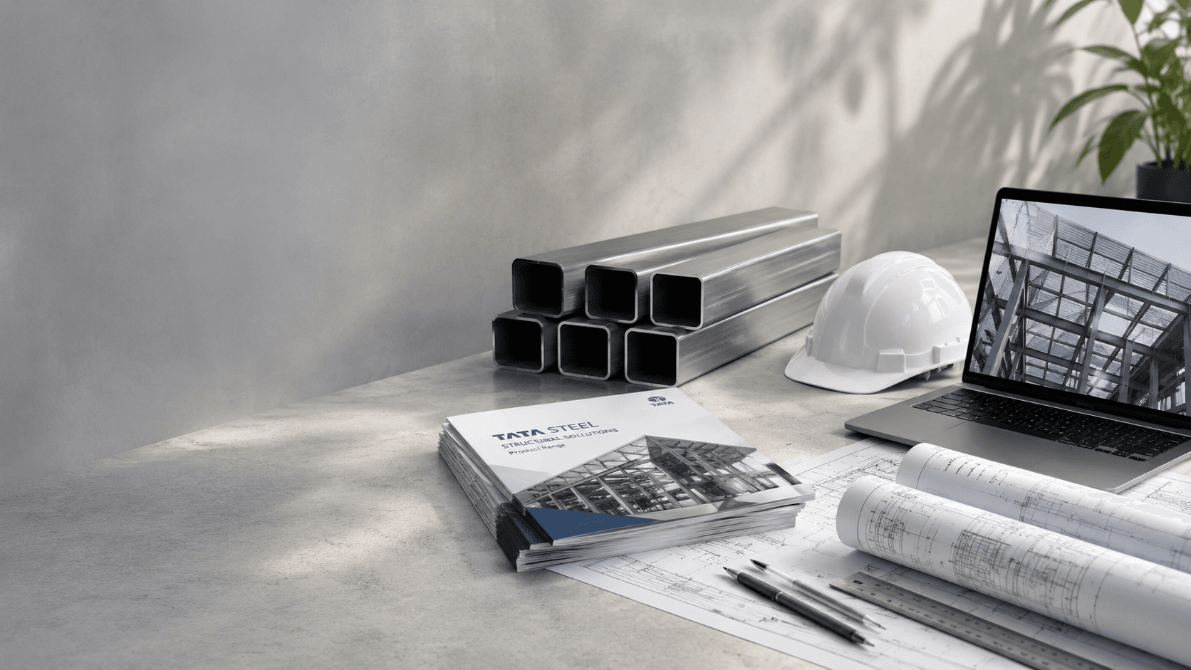 Mutyam Steel Brochures Banner Background