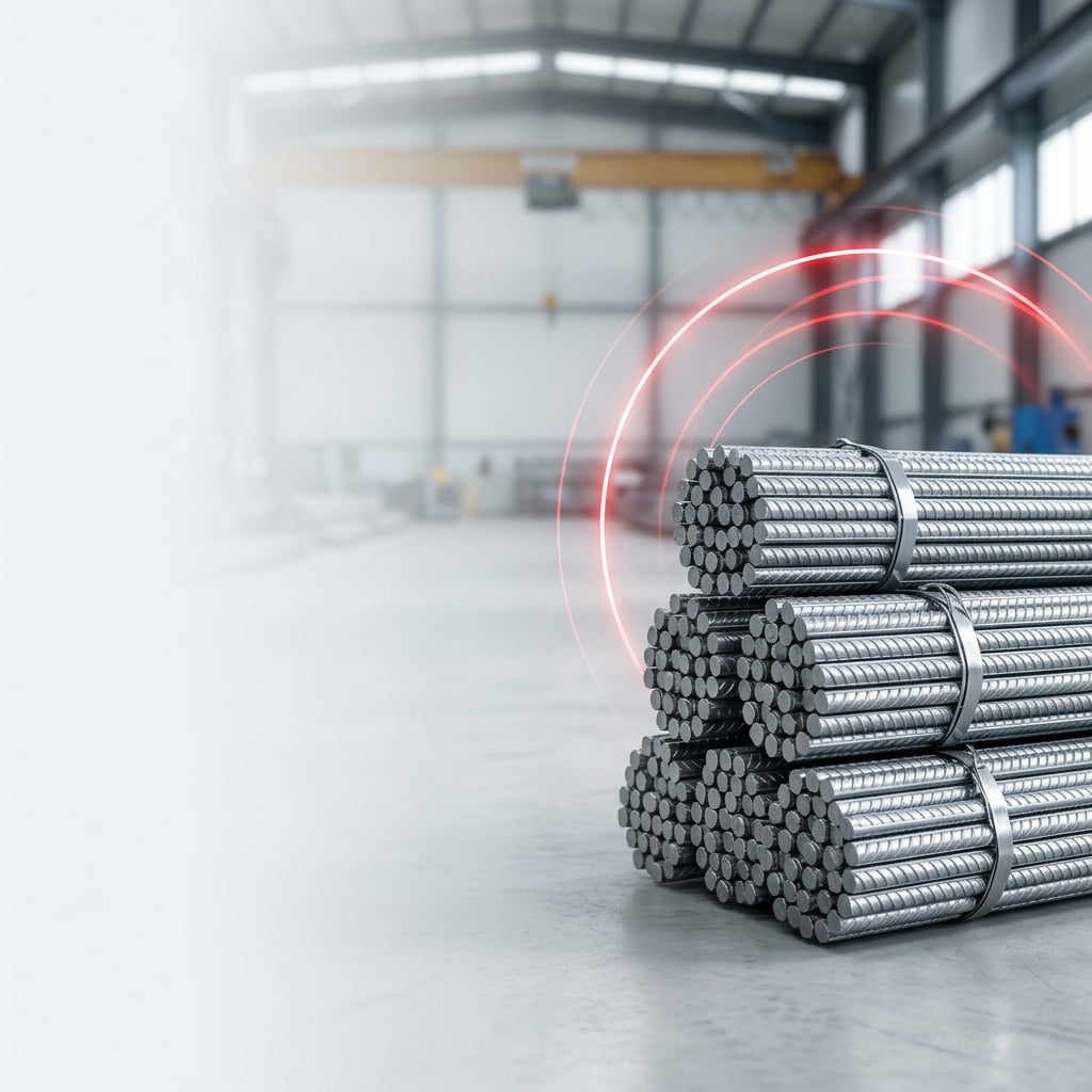 Steel Rebar Stockyard